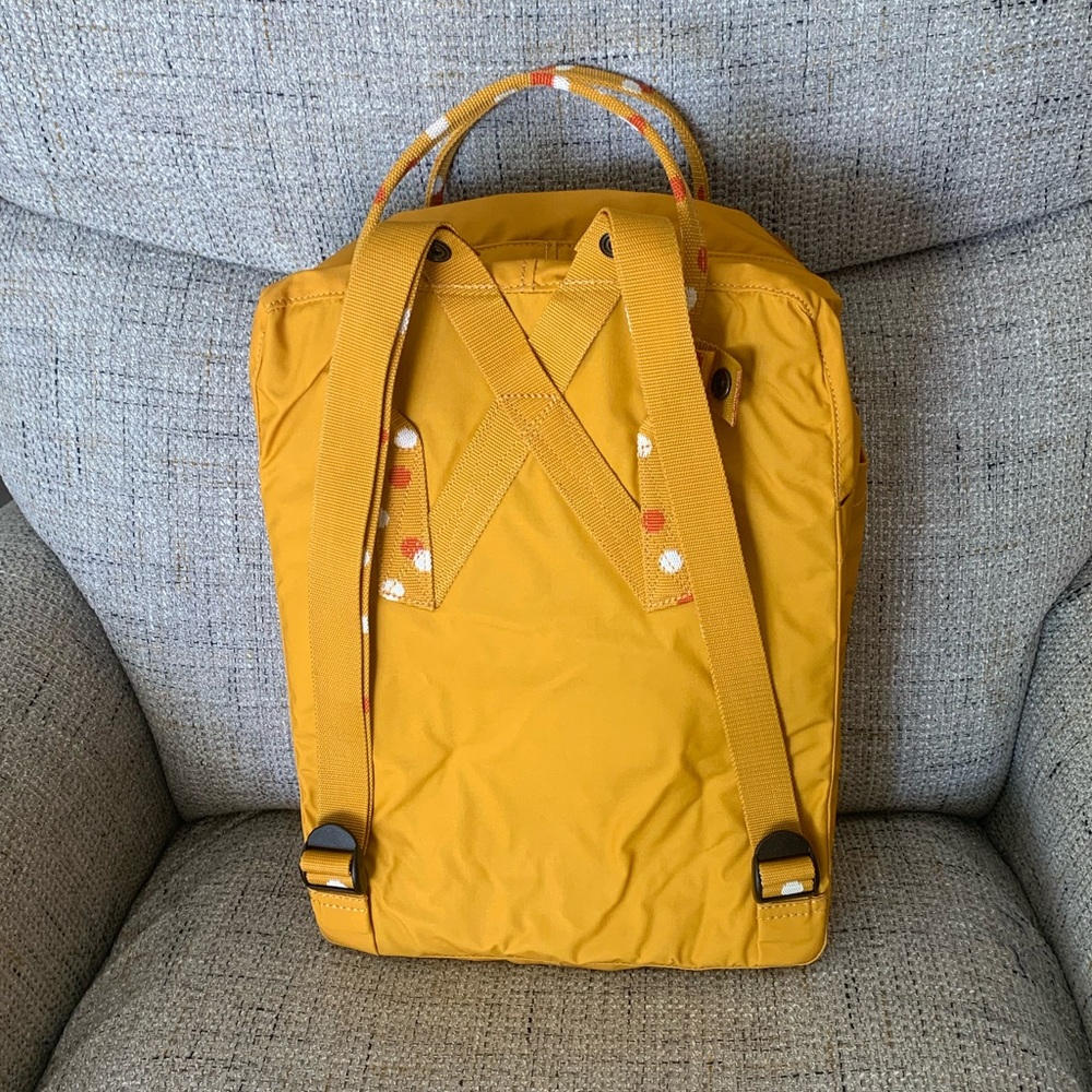 Kånken Yellow Backpack - Picture 6 of 8